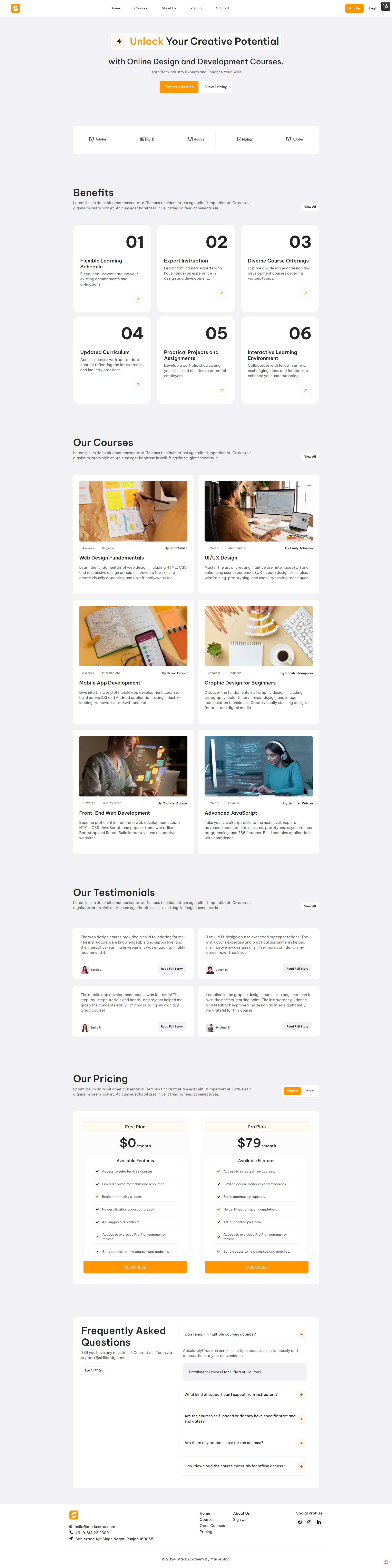 Discover a World of Knowledge: Welcome to the STAC Academy Home Page.